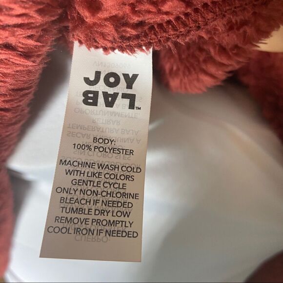 Joy Lab brown brick fuzzy furry mock turtleneck xs - Picture 9 of 9